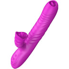 ARMONY - ANGELIA MULTIFUNKTIONSVIBRATOR DOBBELT TUNGE VIOLET VARMEFFEKT
