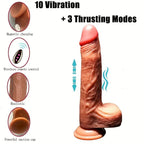 ARMONY - REALISTISK DILDOVIBRATOR & STØVENDE FJERNBETJENING 22,5 CM