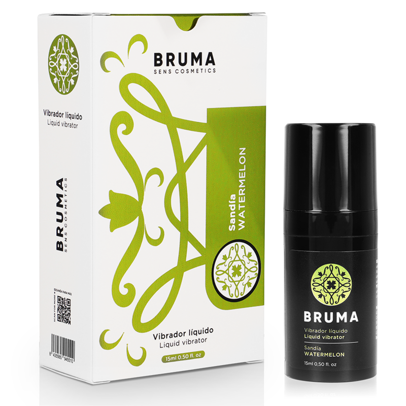BRUMA - VÆSKEVIBRATOR ULTRA GLIDENDE VANDMELON 15 ML