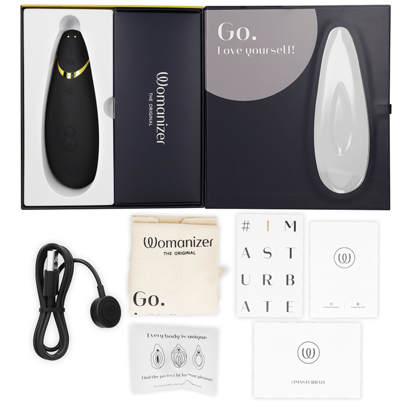 WOMANIZER - PREMIUM 2 KLITORISTIMULATOR SORT