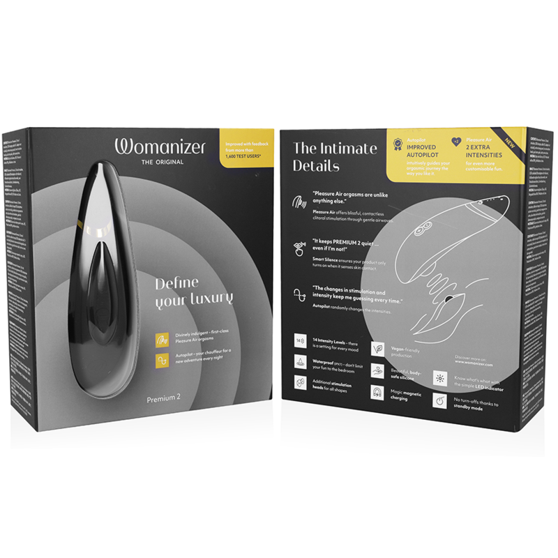 WOMANIZER - PREMIUM 2 KLITORISTIMULATOR SORT