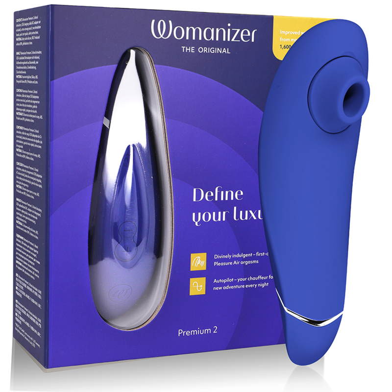 WOMANIZER - PREMIUM 2 KLITORISTIMULATOR BLÅBÆR