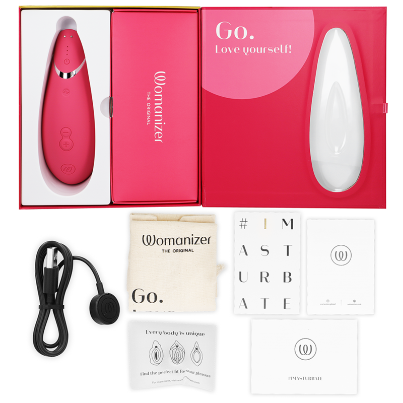 WOMANIZER - PREMIUM 2 KLITORISTIMULATOR HINDBÆR