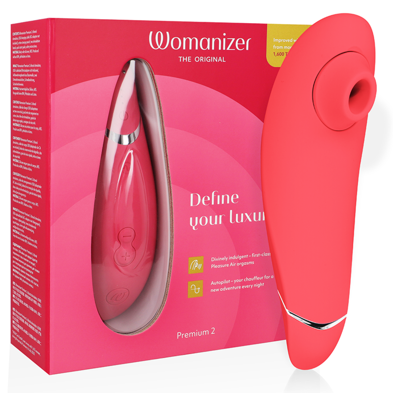 WOMANIZER - PREMIUM 2 KLITORISTIMULATOR HINDBÆR
