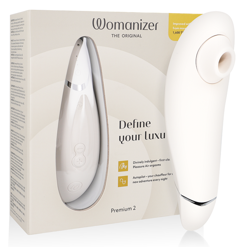 WOMANIZER - PREMIUM 2 KLITORISTIMULATOR VARM GRÅ