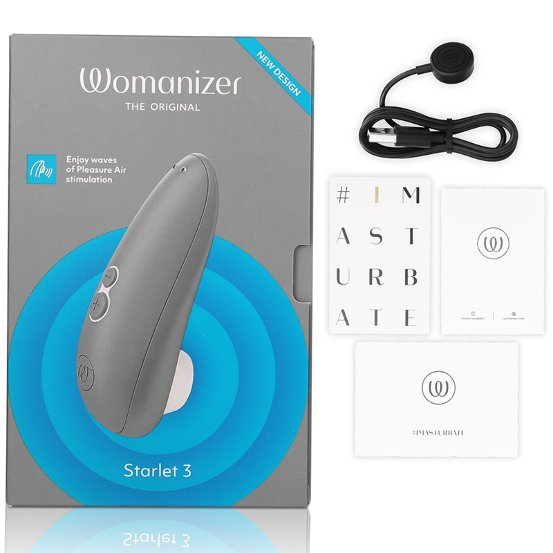 WOMANIZER - STARLET 3 KLITORISTIMULATOR GRÅ