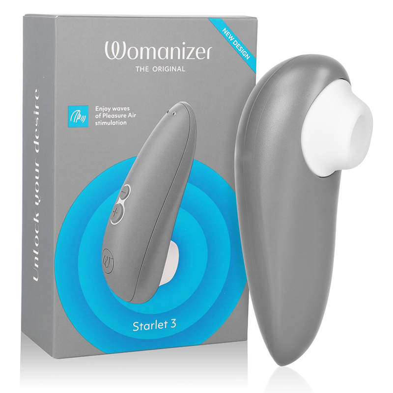 WOMANIZER - STARLET 3 KLITORISTIMULATOR GRÅ