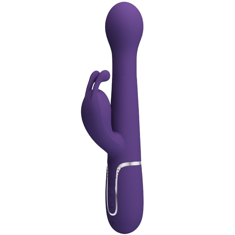 PRETTY LOVE - DEJON KANINVIBRATOR 3 I 1 MULTIFUNKTION LILLA