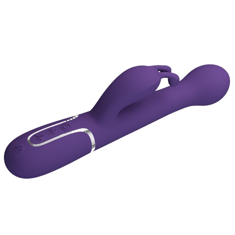 PRETTY LOVE - DEJON KANINVIBRATOR 3 I 1 MULTIFUNKTION LILLA