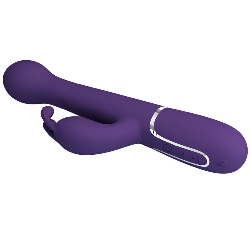 PRETTY LOVE - DEJON KANINVIBRATOR 3 I 1 MULTIFUNKTION LILLA