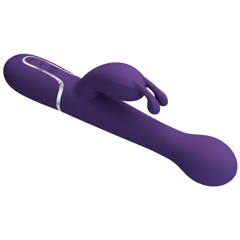 PRETTY LOVE - DEJON KANINVIBRATOR 3 I 1 MULTIFUNKTION LILLA