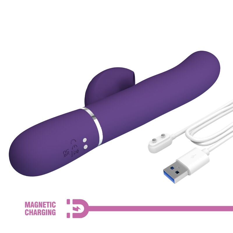 PRETTY LOVE - PERLITA G-PUNKT VIBRATOR 3 I 1 MULTIFUNKTION LILLA