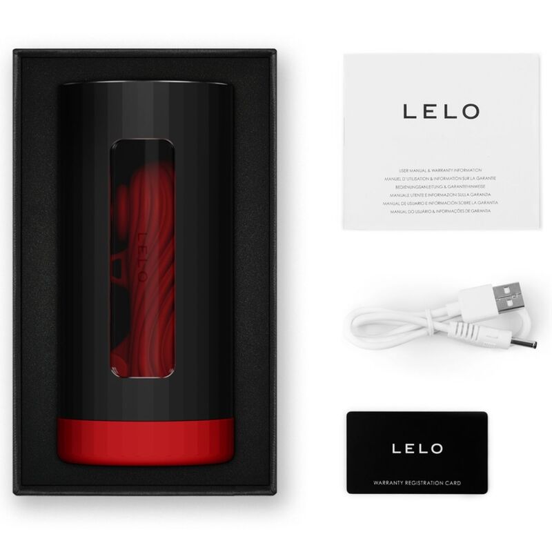 LELO - F1S V3 MANLIG MASTURBATOR RØD XL