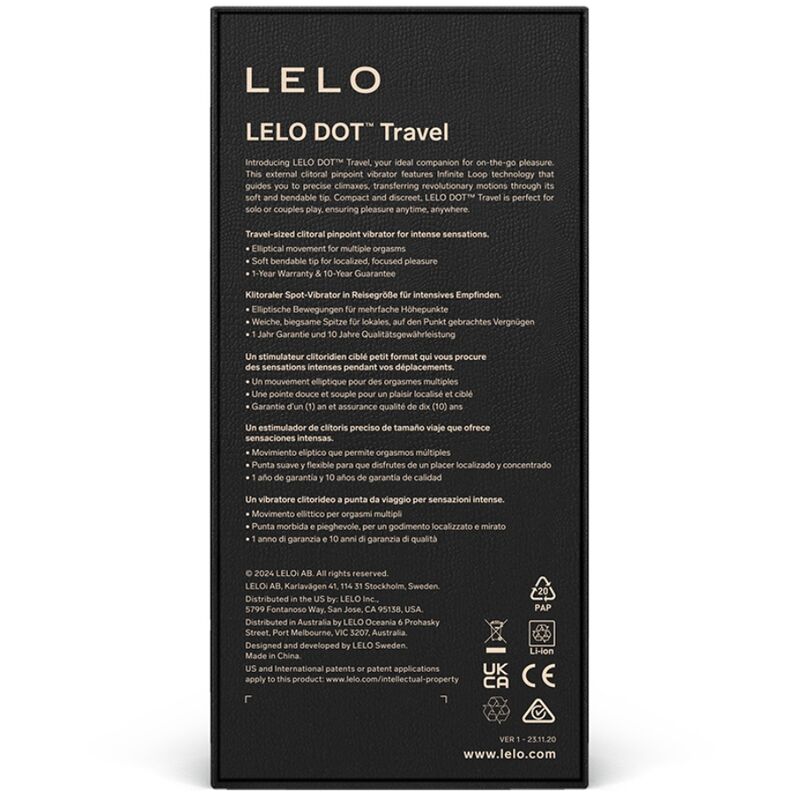 LELO - DOT REJSE KLITORIS STIMULATOR PINK