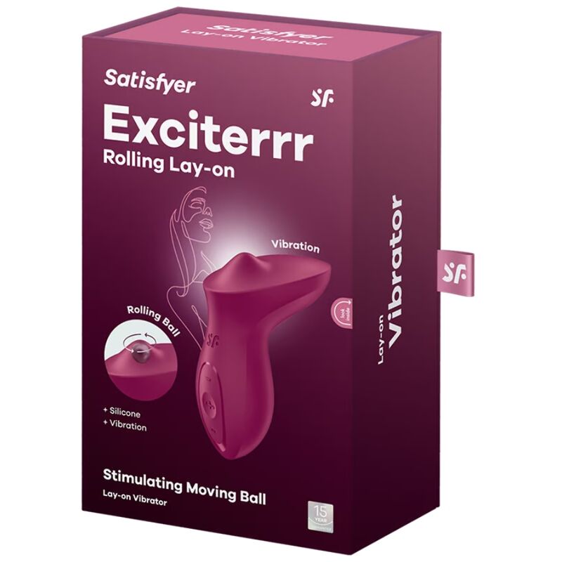 SATISFYER - EXCITERRR LAY-ON KLITORIS BÆRVIBRATOR