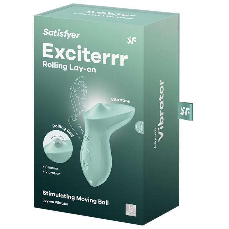 SATISFYER - EXCITERRR LAY-ON KLITORIS MINT VIBRATOR
