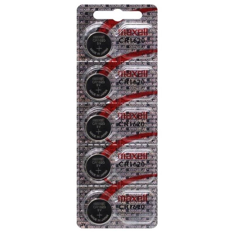 MAXELL - LITIO CR1620 BATTERI 3V 5UDS