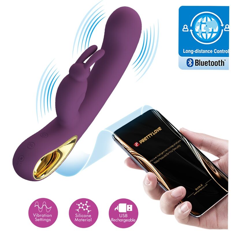 PRETTY LOVE - LIAM KANINVIBRATOR & G-SPOT STIMULATOR LILLA