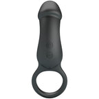 PRETTY LOVE - TRAE VIBRERENDE SORT RING MED STIMULATOR