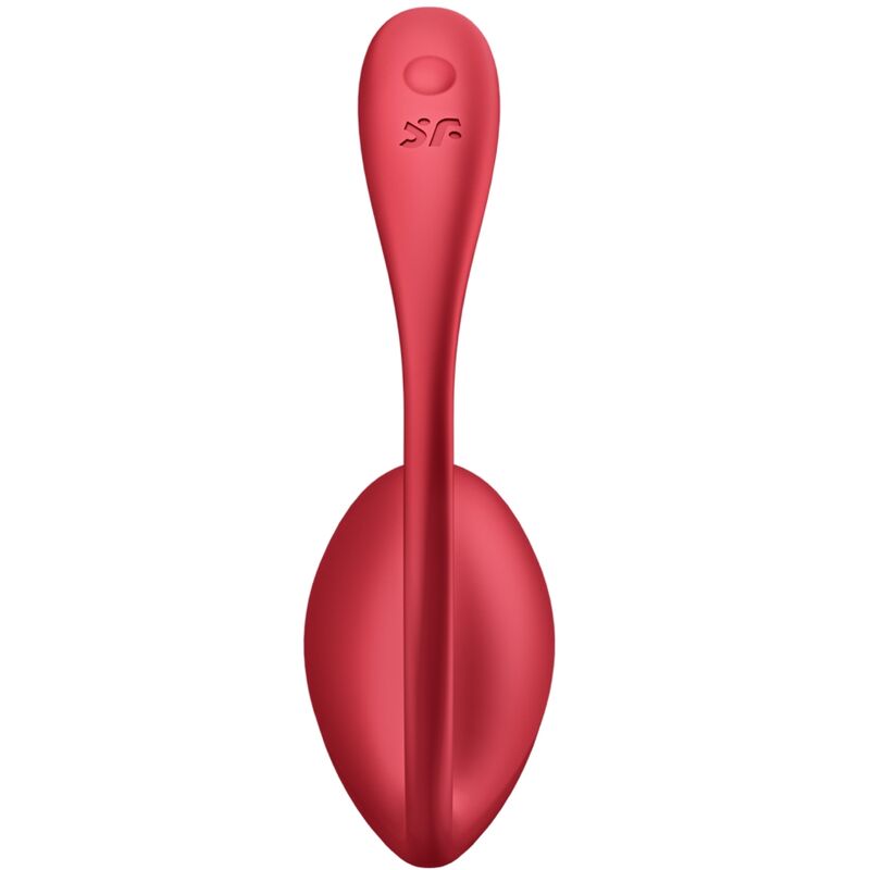 SATISFYER - SHINY PETAL G-POINT FJERNBETJENINGSSTIMULATOR RØD GRATIS APP