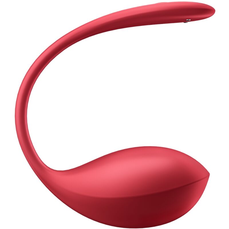 SATISFYER - SHINY PETAL G-POINT FJERNBETJENINGSSTIMULATOR RØD GRATIS APP
