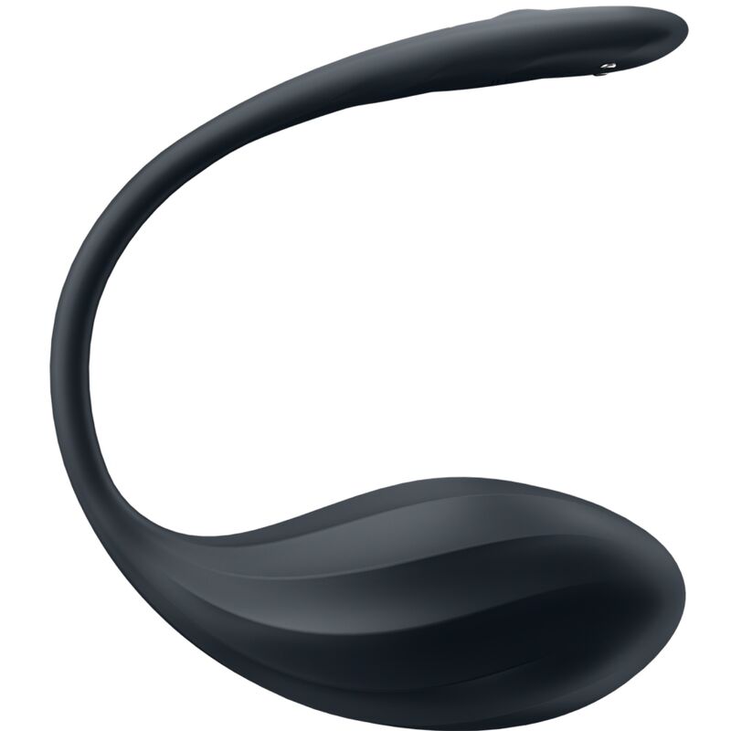 SATISFYER - RIBBED PETAL G-PUNKTS STIMULATOR FJERNBETJENING SORT GRATIS APP