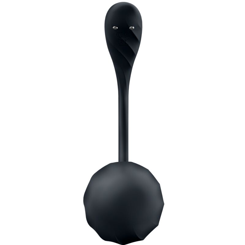 SATISFYER - RIBBED PETAL G-PUNKTS STIMULATOR FJERNBETJENING SORT GRATIS APP