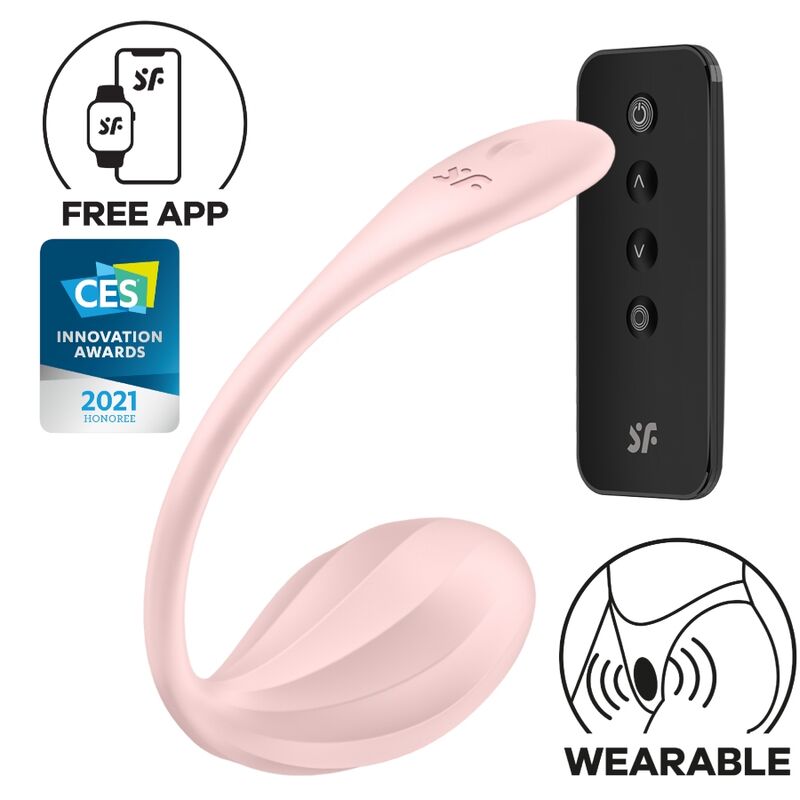 SATISFYER - RIBBET PETAL G-POINT FJERNBETJENINGSSTIMULATOR ROSE GRATIS APP