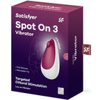 SATISFYER - SPOT ON 3 KLITORIS STIMULATOR BÆR
