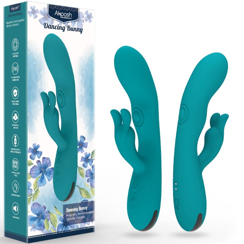 ARMONY - DANSENDE KANINVIBRATOR KANIN 10 HASTIGHEDER GRØN