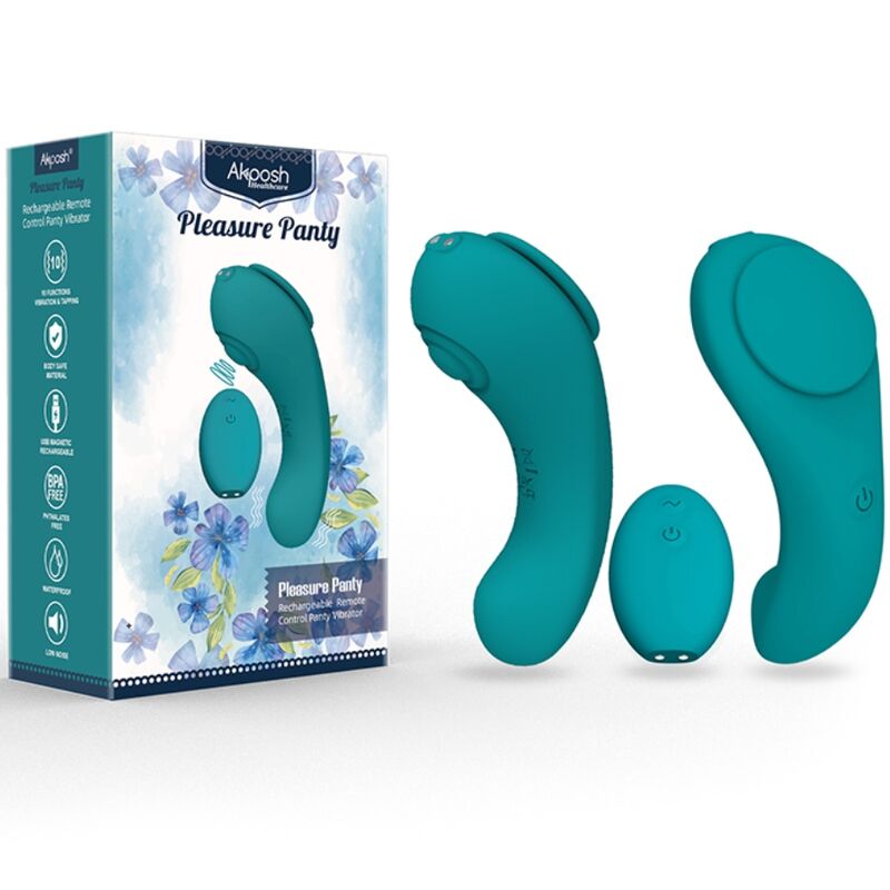 ARMONY - PLEASURE TRUSSEVIBRATOR FJERNBETJENING 3 HASTIGHEDER GRØN