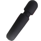 ARMONY - DIN MAGISKE MASSAGEAPPARAT & VIBRATOR GENOPLADELIG 10 VIBRATIONSSTAV MED PRIKKER I SORT