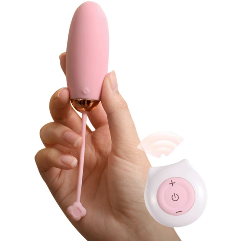 ARMONY - KITTY SJOV ÆG VIBRATOR FJERNBETJENING 10 VIBRATIONER LYSERØD