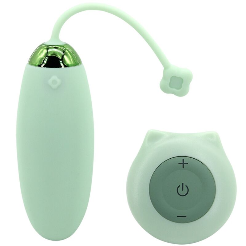 ARMONY - KITTY SJOV ÆG VIBRATOR FJERNBETJENING 10 VIBRATIONER GRØN