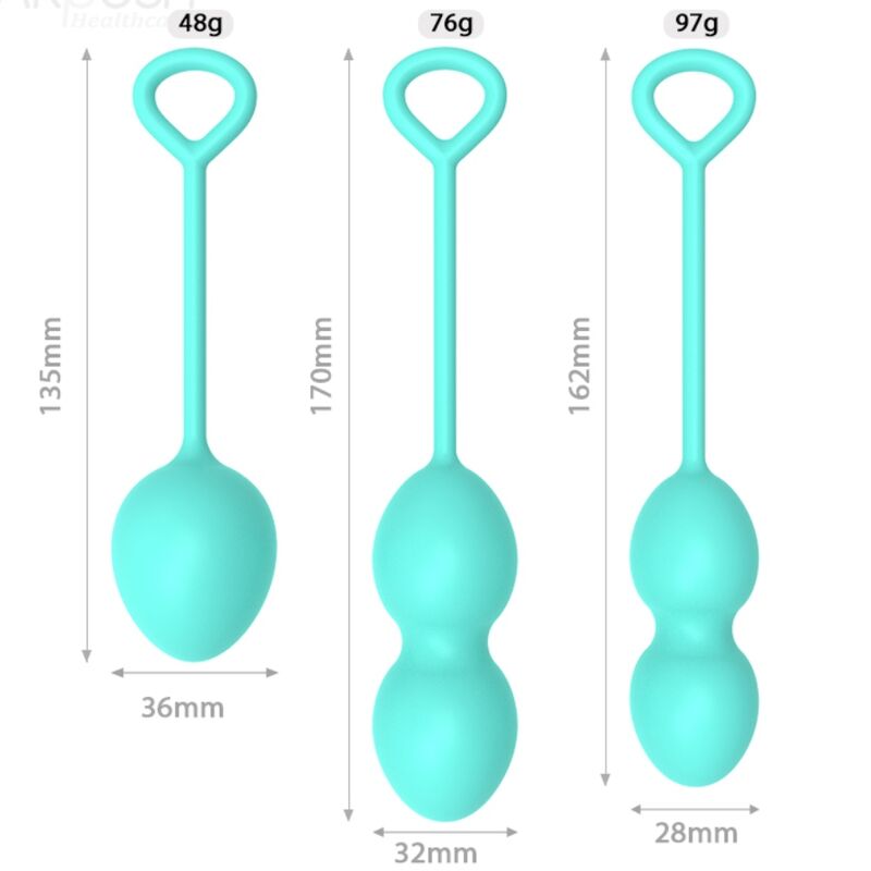ARMONY - ANABIOSIS VAGINAL HÅNDTAG 3 NIVEAUER GRØN