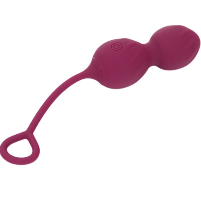 ARMONY - BLOSSOMS VAGINAL HÅNDVÆGT VIBRATION FJERNBETJENING 10 VIBRATIONER MØRKERØD