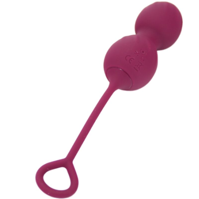ARMONY - BLOSSOMS VAGINAL HÅNDVÆGT VIBRATION FJERNBETJENING 10 VIBRATIONER MØRKERØD
