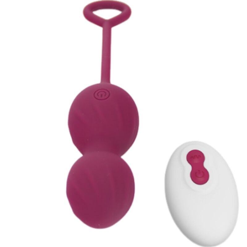 ARMONY - BLOSSOMS VAGINAL HÅNDVÆGT VIBRATION FJERNBETJENING 10 VIBRATIONER MØRKERØD