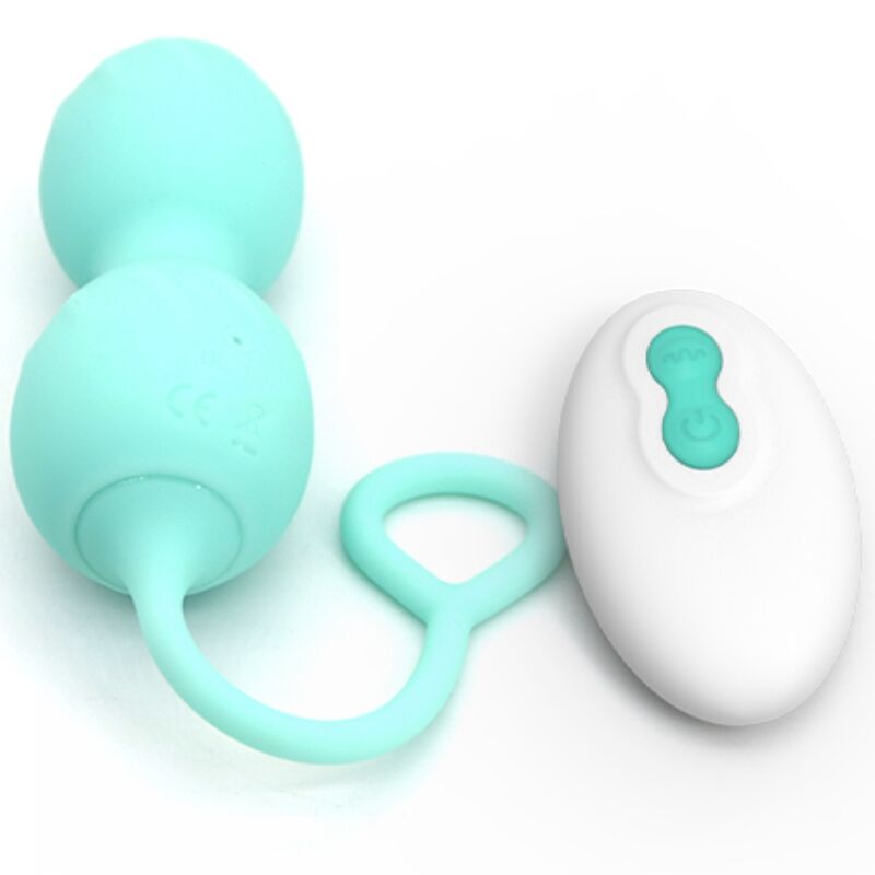 ARMONY - BLOSSOMS VAGINAL HÅNDVÆGT VIBRATION FJERNBETJENING 10 VIBRATIONER GRØN