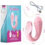ARMONY - FRESHFUN CICI STAP-ON VIBRATOR FJERNBETJENING OG APP 10 VIBRATIONER LYSERØD