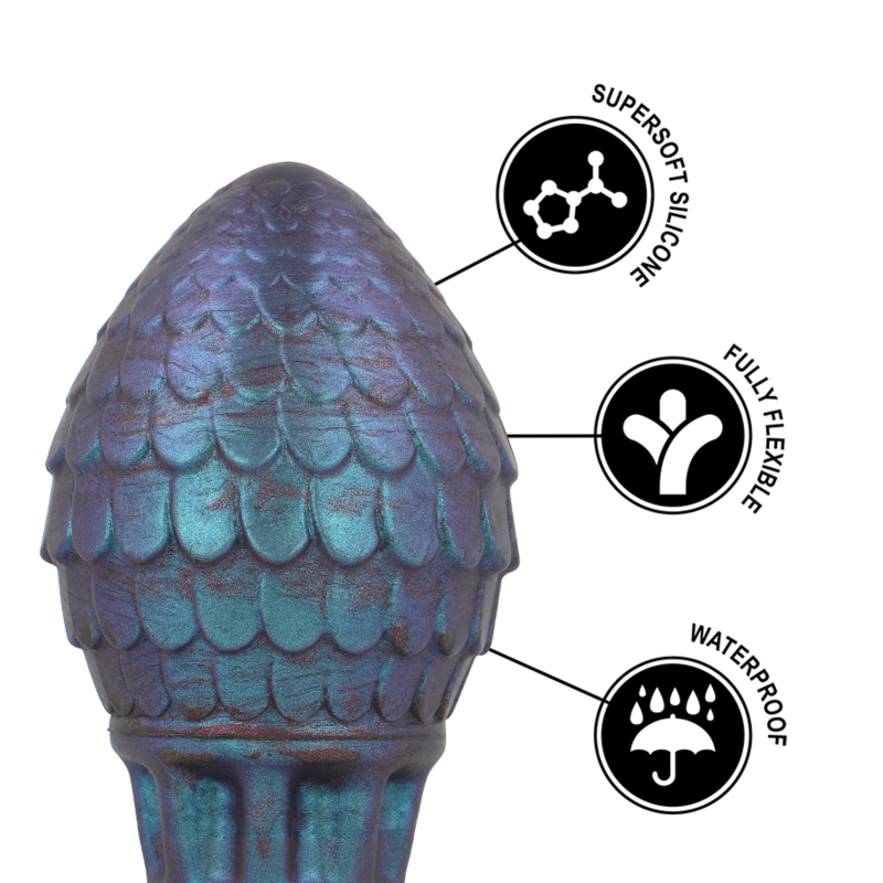 EPIC - VRAKOS DRAGON EGG ANALPLUG STØRRELSE L