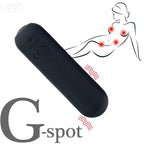 ARMONY - SPLASH HAHA VIBRATOR KUGLET SILIKONE 10 VIBRATIONER 75 X 19 CM SORT