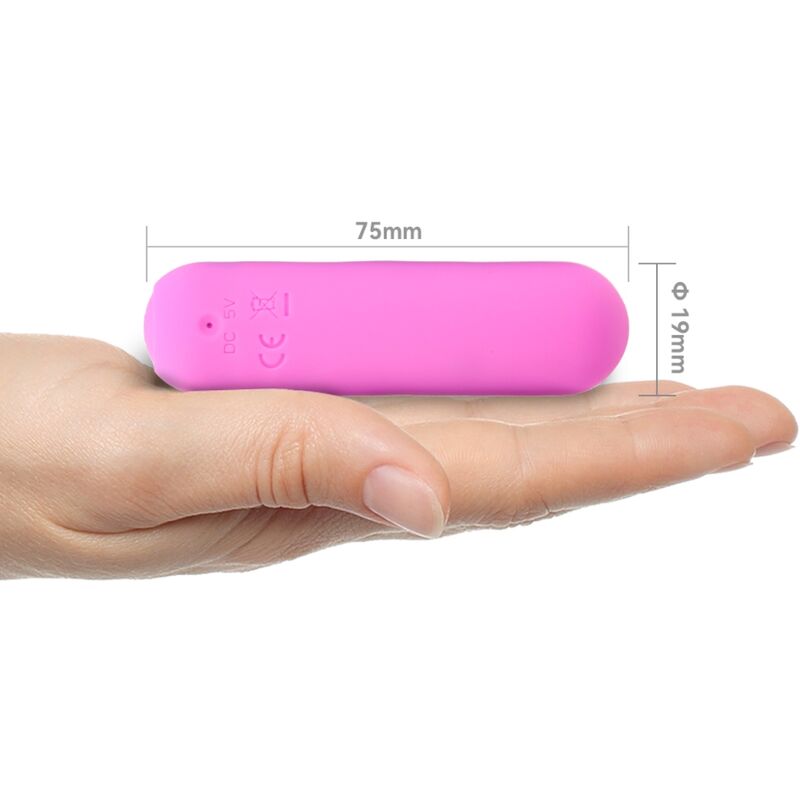 ARMONY - SPLASH HAHA VIBRATOR KUGLET SILIKONE 10 VIBRATIONER 75 X 19 CM LYSE