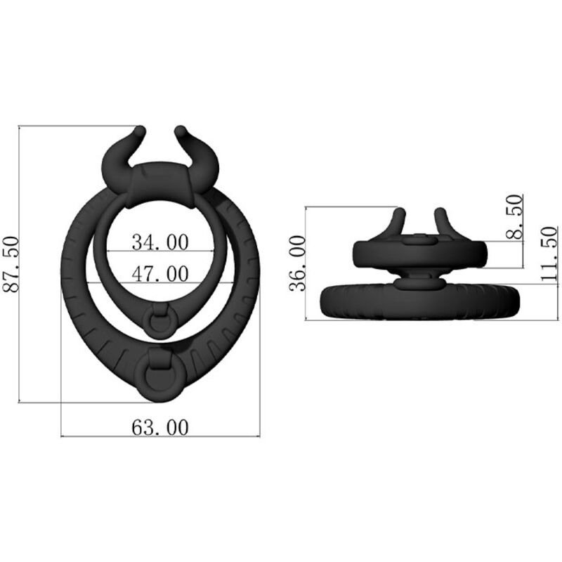 ARMONY - BULL'S PASSIONSRING SORT
