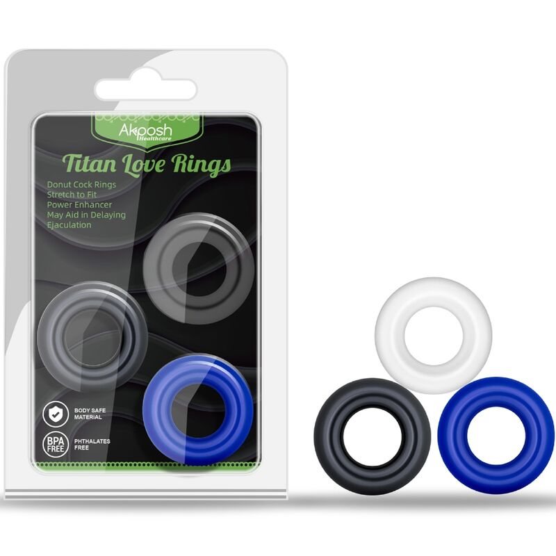 ARMONY - TITAN LOVE DONUT RING I FLERE FARVER