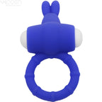 ARMONY - MS BUNNY VIBRATORRING SILIKONE BLÅ