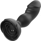 ARMONY - EXTREME A BLOOM ROSE VIBRATOR & ANALPLUG FJERNBETJENING SORT