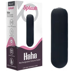 ARMONY - SPLASH HAHA VIBRATOR KUGLET SILIKONE 10 VIBRATIONER 75 X 19 CM SORT