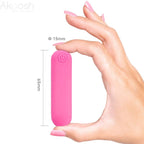 ARMONY - SPLASH JOLINE VIBRATOR KUGLET SILIKONE FJERNBETJENING 10 VIBRATIONER 65 X 15 CM LYSE
