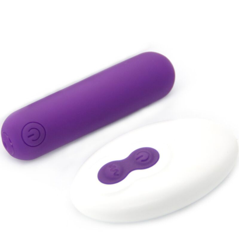 ARMONY - SPLASH JOLINE VIBRATOR KUGLET SILIKONE FJERNBETJENING 10 VIBRATIONER 6,5 X 1,5 CM LILLA